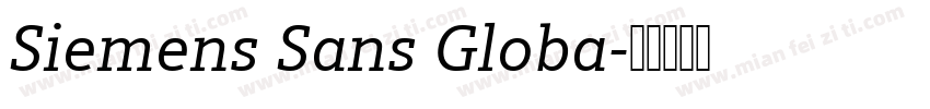 Siemens Sans Globa字体转换